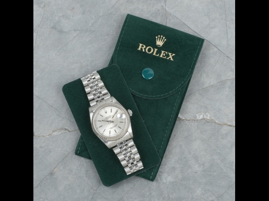 Rolex Datejust 31 Argento Jubilee Silver Lining Dial 68274 